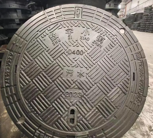 德城球墨铸铁防沉降井盖展示